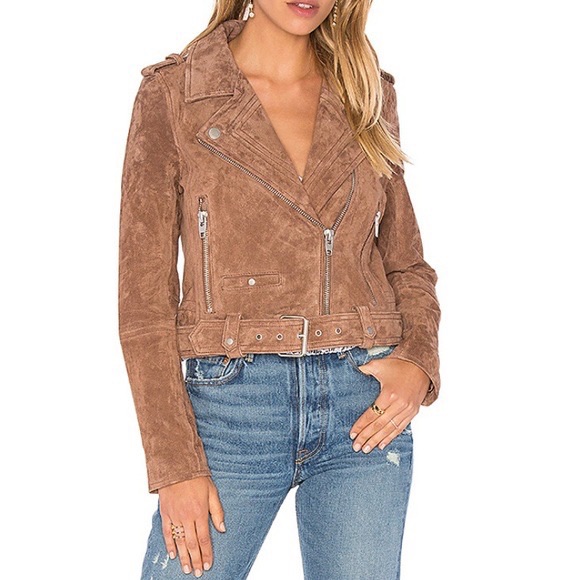 Blanknyc Morning Suede Moto Jacket